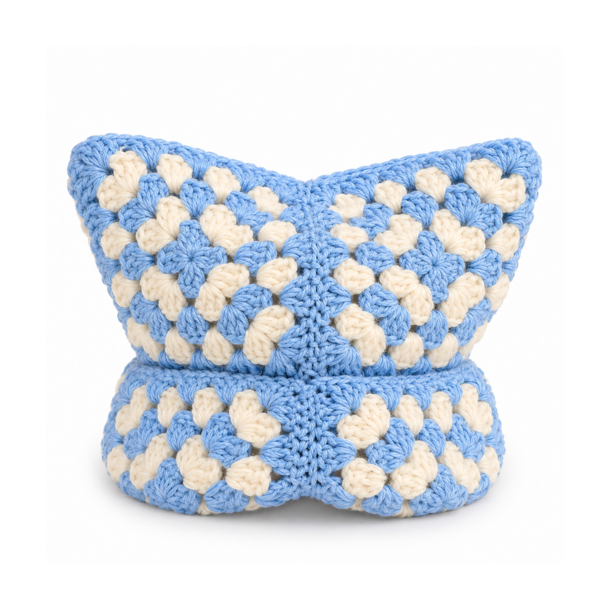 CAT BEANIE GRANNY SQUARE