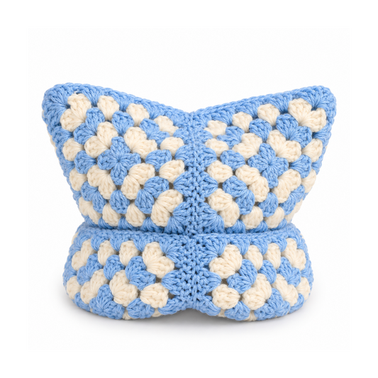CAT BEANIE GRANNY SQUARE